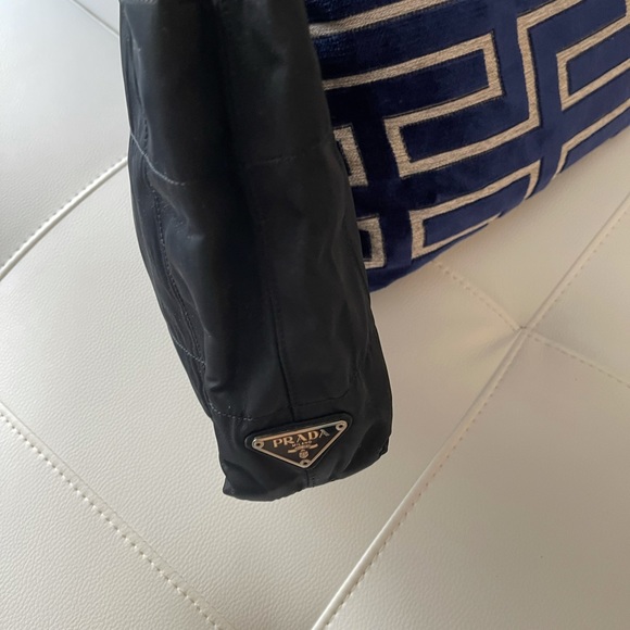 Prada navy micro fiber original and authentic ! - Picture 2 of 7